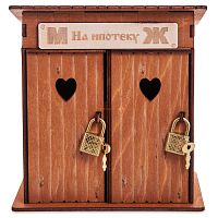 Копилка туалет 2 кабинки "На ипотеку" окрашенная во Якутске